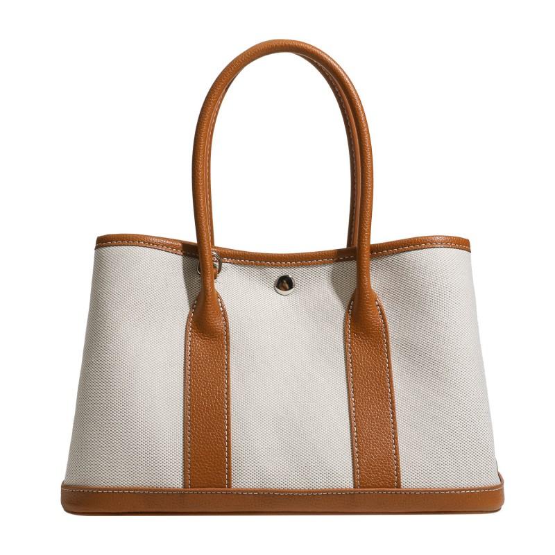 Canvas Garden Tote Bag Women Large Capacity Shoulder Crossbody Urban Minimalist Style