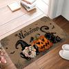 VIKAMA Halloween Welcome Floor Mat Ghost Pumpkin Kitchen Bedroom Floor Mat Outdoor Entrance Carpet Festival Home Decor