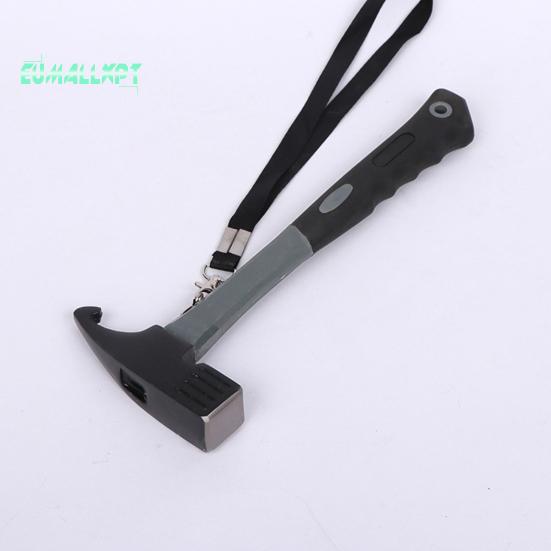 Camping Hammer with Stake Puller Ergonomic Handle Rustproof Corrosion Resistant Outdoor Tent Hammer Camping Supplies