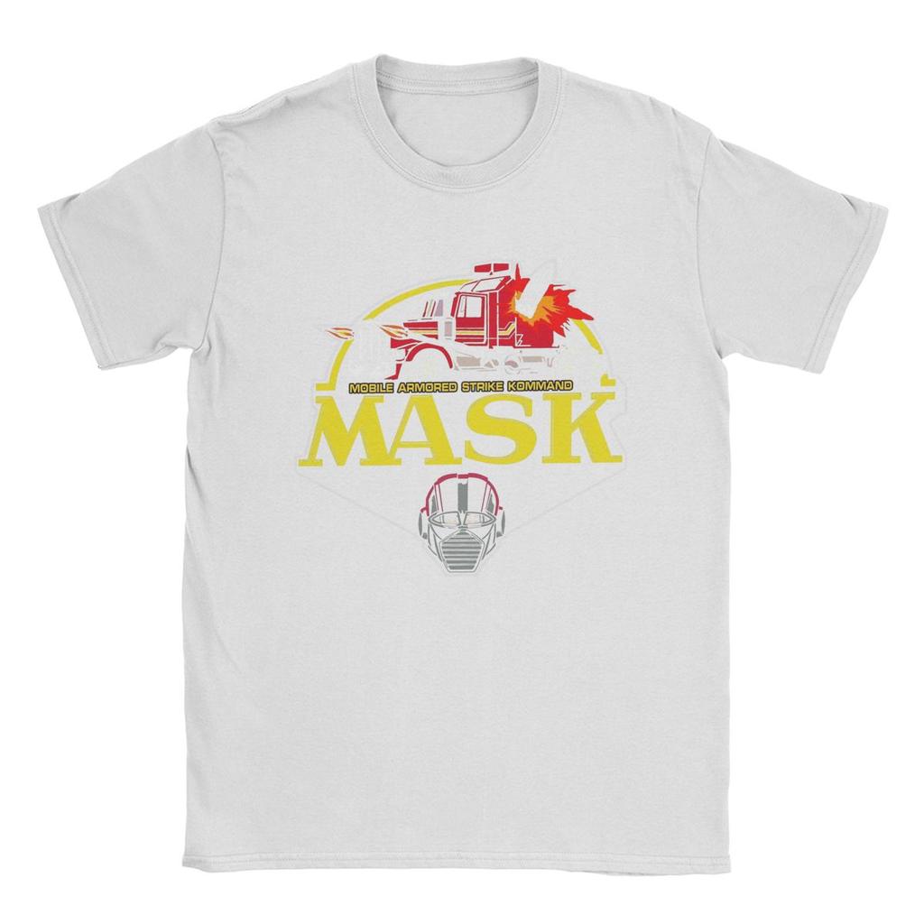 Mobile Armored Strike Kommand 80s Cartoon T Shirt Men's 100% Cotton Vintage T-Shirts O Neck Tee Shirt Short Sleeve Clothes