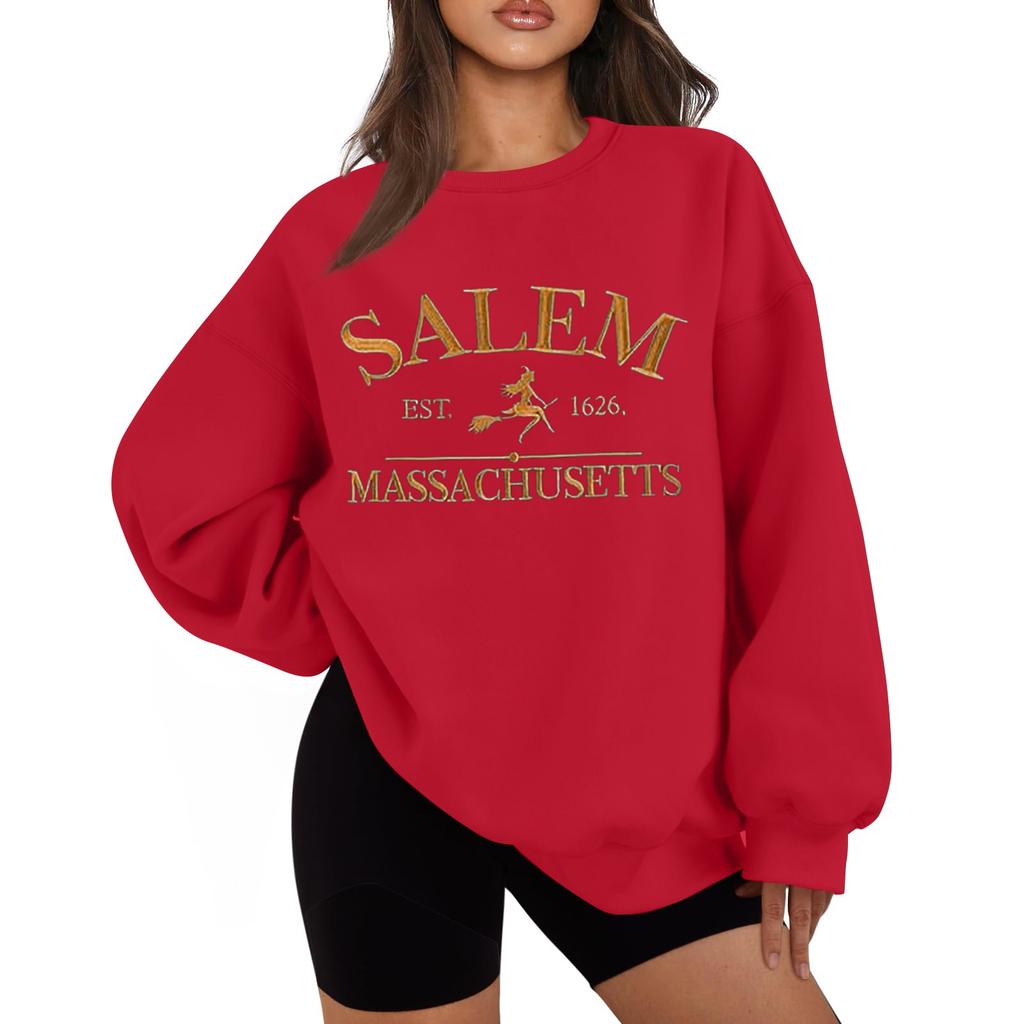 Women's  Sweatshirt Fall Vintage Graphic Long Sleeve Pullover Sweatshirt