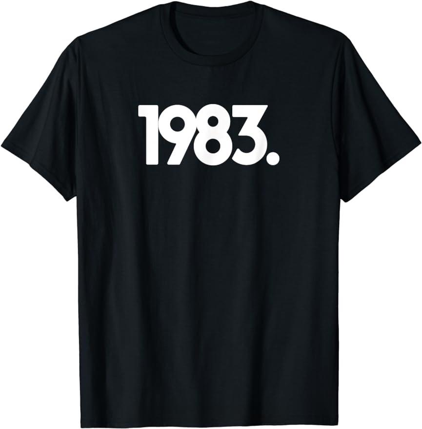 2026Retro Streetwear Birthday T-Shirt Men Born in 1983 Style Men's Graphic T Shirt Birthday Gifts TShirt Streetwear Men Clothing