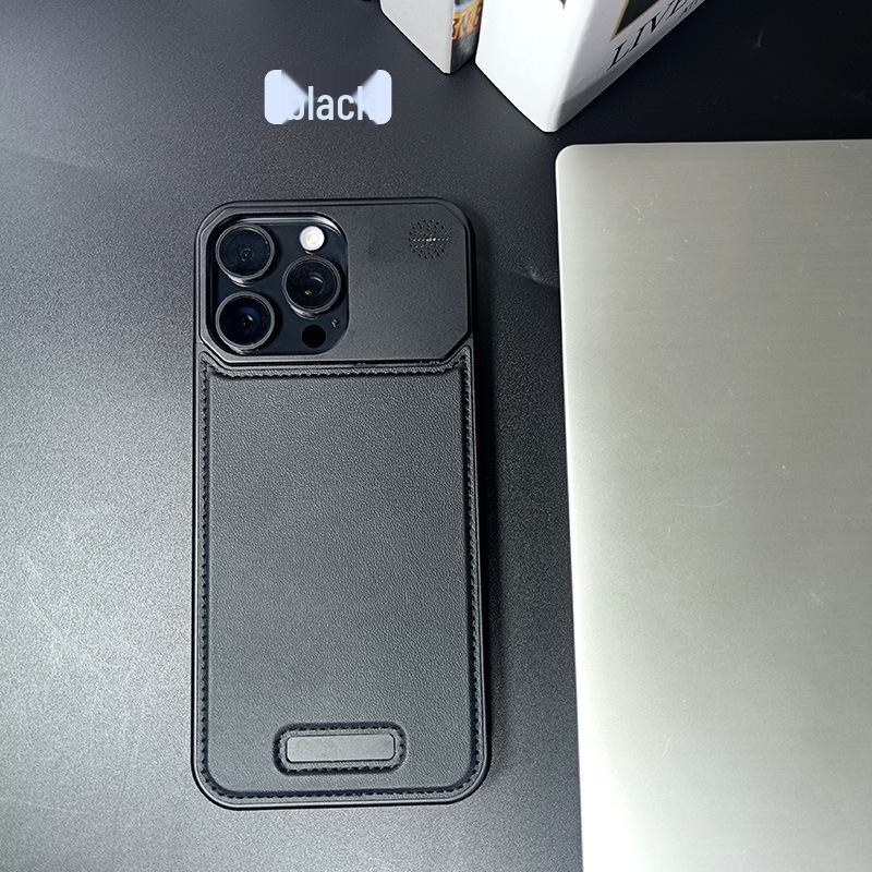 Apple iPhone 15 Pro Max Leather Aromatherapy Frameless Anti-Fall Protective Case