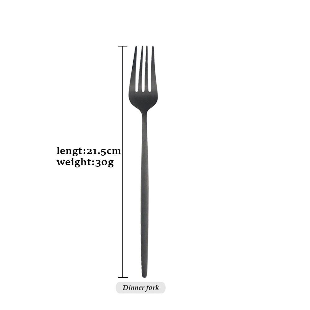 

1 шт., набор из нержавеющей стали, вилки, ножи, ложки, набор посуды, кухонный набор, столовая посуда, матовые столовые приборы, домашняя утварь, многоразовые столовые приборы Dinner fork