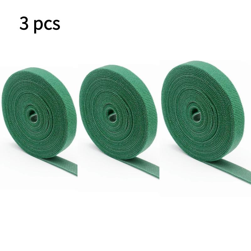 

5 рулонов зеленого садового шпагата, обвязки для растений, нейлоновая повязка для растений, садовый крючок-петля, бамбуковая тростниковая обертка, поддержка для садовых принадлежностей