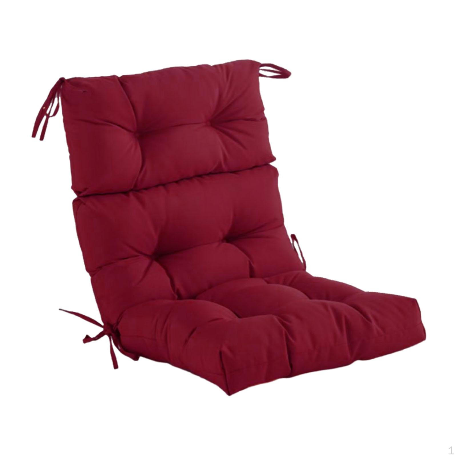 Подушка для спинки стула на открытом воздухе весеннее и летнее кафе-качалка сиденье для патио красный 4935₽