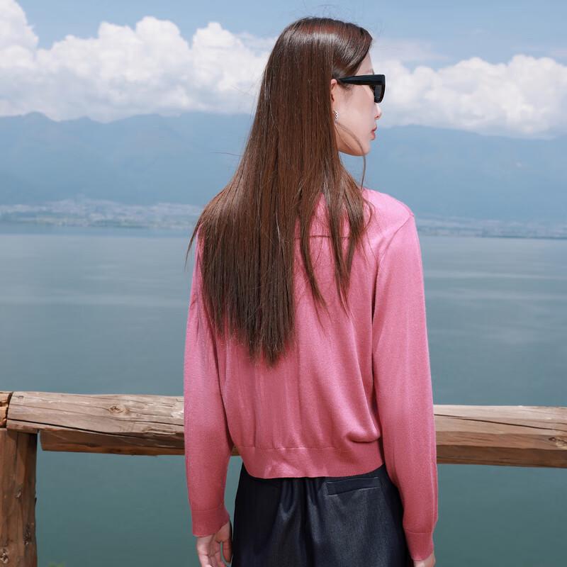 Women's Plus Size Faux Two-Piece Spliced Knit Sweater