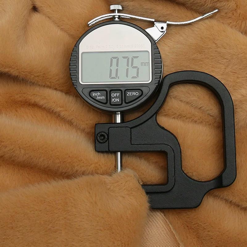 בד פרווה סינתטית מינק קטיפתי אלסטי 50x50 ס"מ לתפירת צעצועי קטיפה, בגדים, כובעים, בד דקורטיבי, בובות DIY בעבודת יד