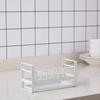 Iron Storage Rack Kitchen Bathroom Sink Sponge Drain Rack Desk Organize Box