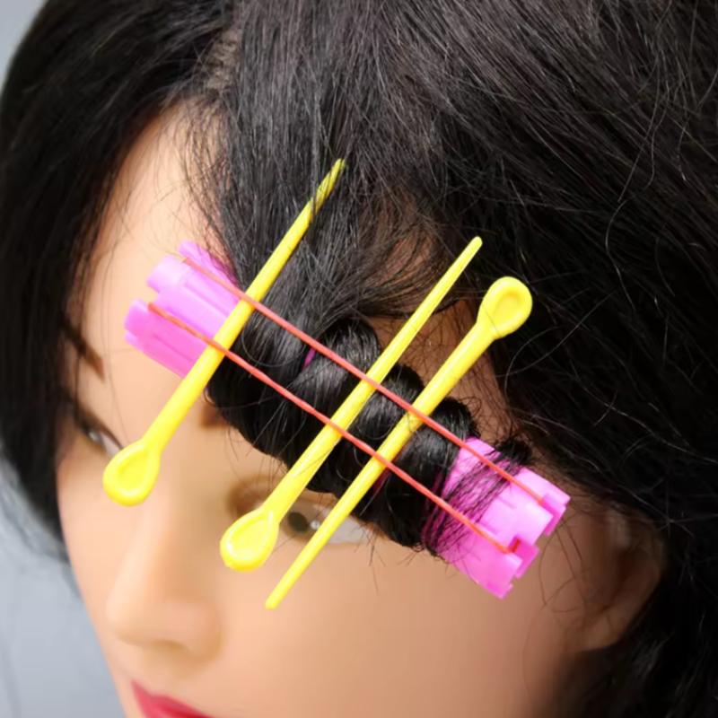 10Pcs Perming Needles Perming Traceless Spacer Pad Heatproof Plastic Pins Perming Clips Hairdressing Tools Styling Accessories