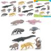 Charming South American Animal Figurine Set Of 8 Including Dolphins Jaguars And Sloths Tree