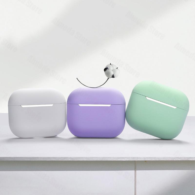 Case For Airpods Pro 2 Silicone Solid Wireless Headphone Cover For Apple Air Pod Pro2 2nd Generation Protective Shell