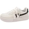 Star Board Shoes Women's 2025 Summer New American Platform Shoes Niche Students Sports Versatile Casual White Shoes