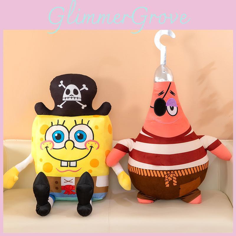 Spongebob Schwammkopf Patrick Star Plüschtier Mit Piratenstil-Design Für Kinder Geschenk Und Sammlerstück