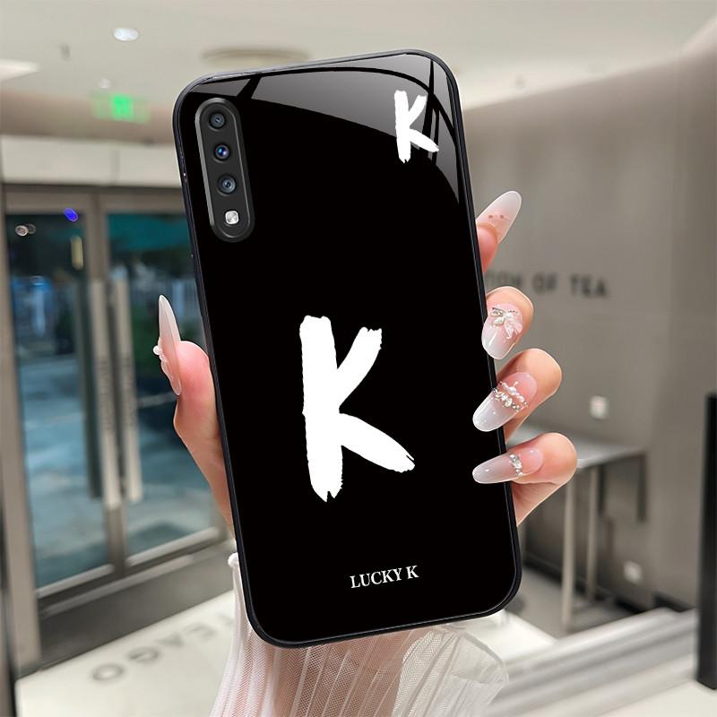 

Phone Case For Samsung A70 A50 A50S A30S Covers Lucky Letters Protective Case For Galaxy A 70 A50 Tempered Glass Soft TPU Funda Samsung A50S