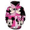 Disney-Moletons Masculinos E Femininos Minnie Mickey Mouse, Streetwear Casual De Hip-hop