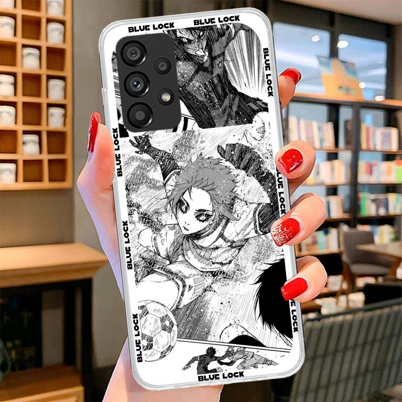 Anime Blue Lock Phone Case For Samsung Galaxy A17 A37 A57 A16 A26 A36 A56 A15 A25 A35 A55 A14 A24 A34 A54 A13 A23 A33 A53 A15 A2