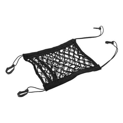 

NUZAMAS Автомобильный сетчатый органайзер, 3-слойный автомобильный сетчатый органайзер, сетчатый карман на спинку сиденья, регулируемый автомобильный сетчатый карман, держатель для груза, салфеток, кошелька, сетка для хранения водителя