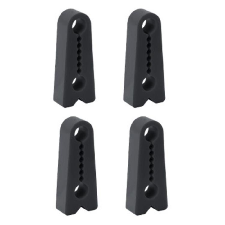 4pcs/Set Auto Door Vibration Dampener Silicone Pads Buffer Pad Universal Lock Buffer Noise Reduction Shock Absorbing