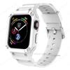 Case for Apple Watch Band 44mm 45mm 49mm 42mm 40/38 Watch Strap for Iwatch 7 8 6 5 4 SE TPU Protective Cover Silicone Bracelet