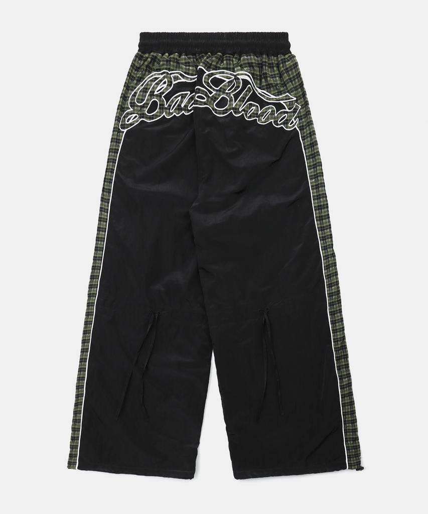 BADBLOOD Contrast Check Track Pants - Green