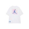 Jordan Next Stop Dongdan Collection T Shirts Men's White Crew Neck Moderate Straight Fit FD6555-100