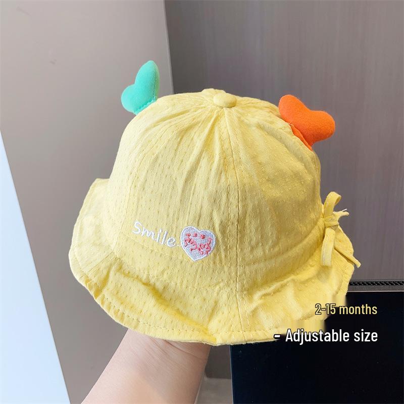 Unisex Baby Sun Protection Bucket Hat for Toddlers - Spring & Autumn