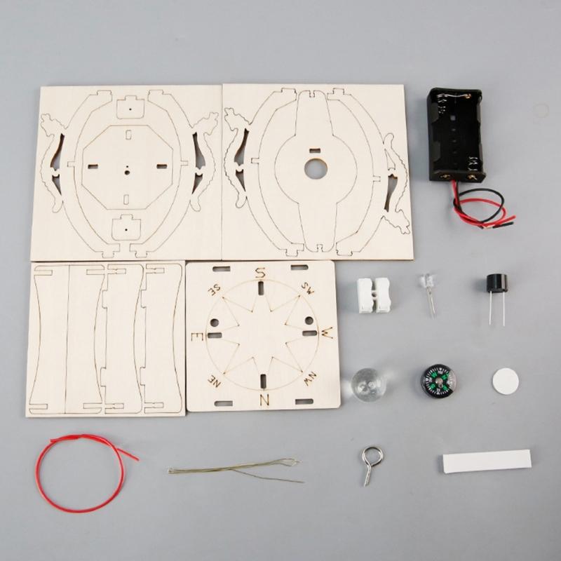 Educational Wooden Earthquakes Alarm Maker Earthquakes Detector Model Set For Students STEM Activity And School Projects