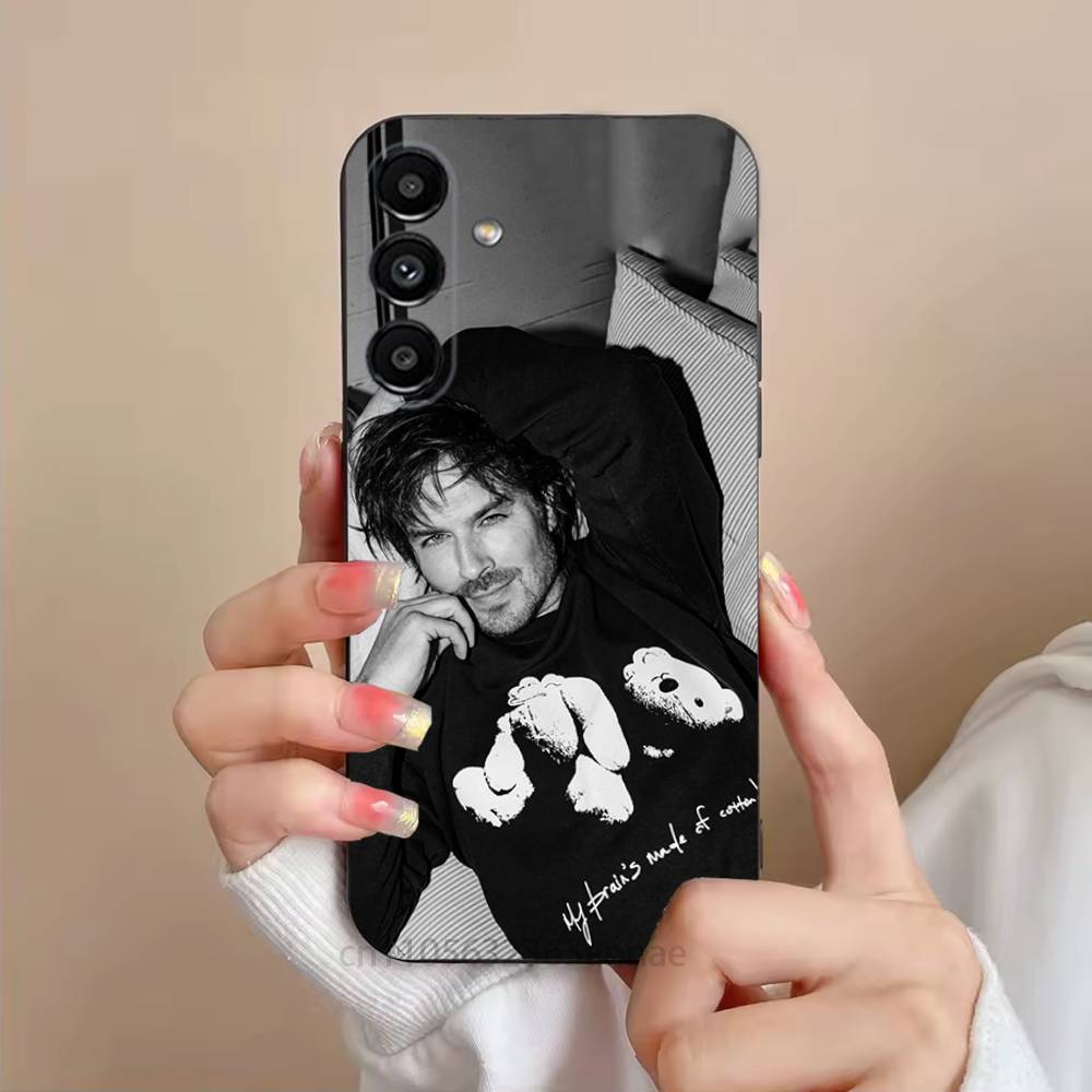 I-Ian Joseph-S Somerhalder Phone Case For Samsung S25,24,23,22,21,S20,Ultra,Plus,FE Black Soft Cover