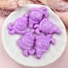 Hanmade Snowman 5pcs Christmas Jewelry Acrylic Beaded Materials Beads Accessories For Bracelet Earring Making DIY Jewelry Accessories Solid Color