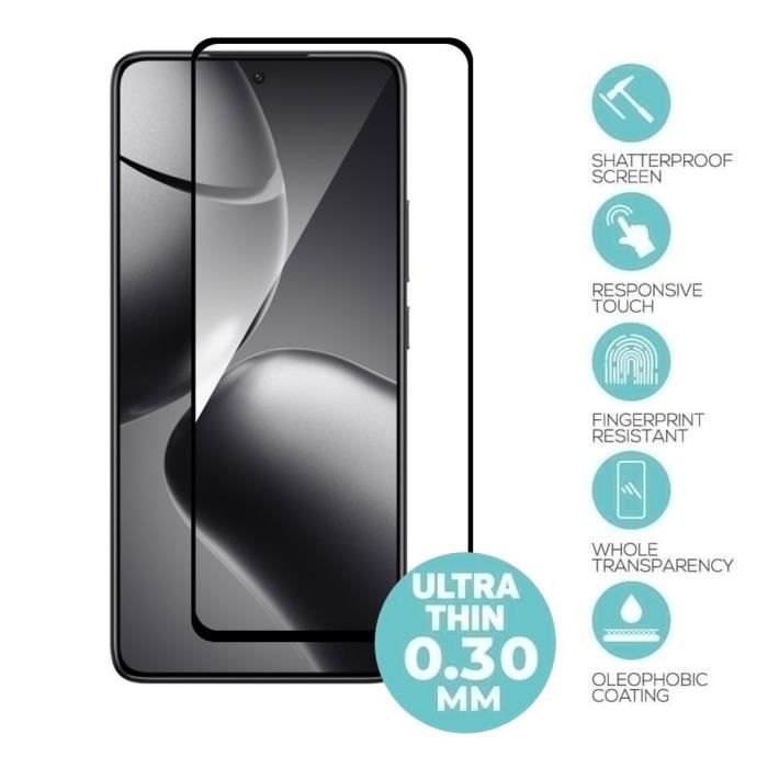 Protection d'écran - Xiaomi - 14T - Verre Trempé - Lot de 3 - Antichoc 9H