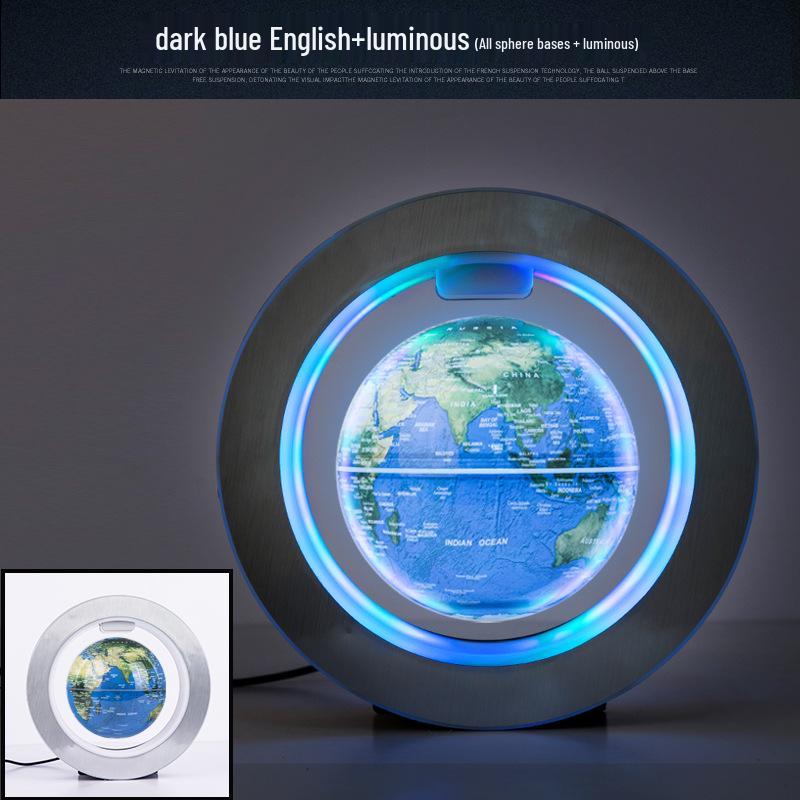 4-inch Luminous Magnetic Levitation Rotating Globe with Constellation Design – Creative Home Decoration Gift