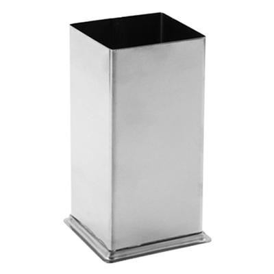Porte-ustensiles de cuisine en acier inoxydable multifonctionnel rectangulaire pour baguettes, cuillères, fourchettes
