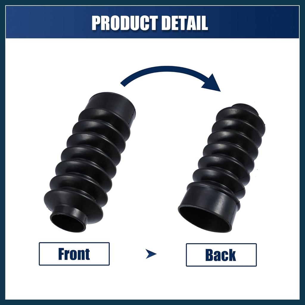 2 Pcs Motorcycle Front Fork Guards Covers Shock Absorbers Boots 39mm Universal for Harley Sportster XL883 1200 for ATV UTV Automotive Parts