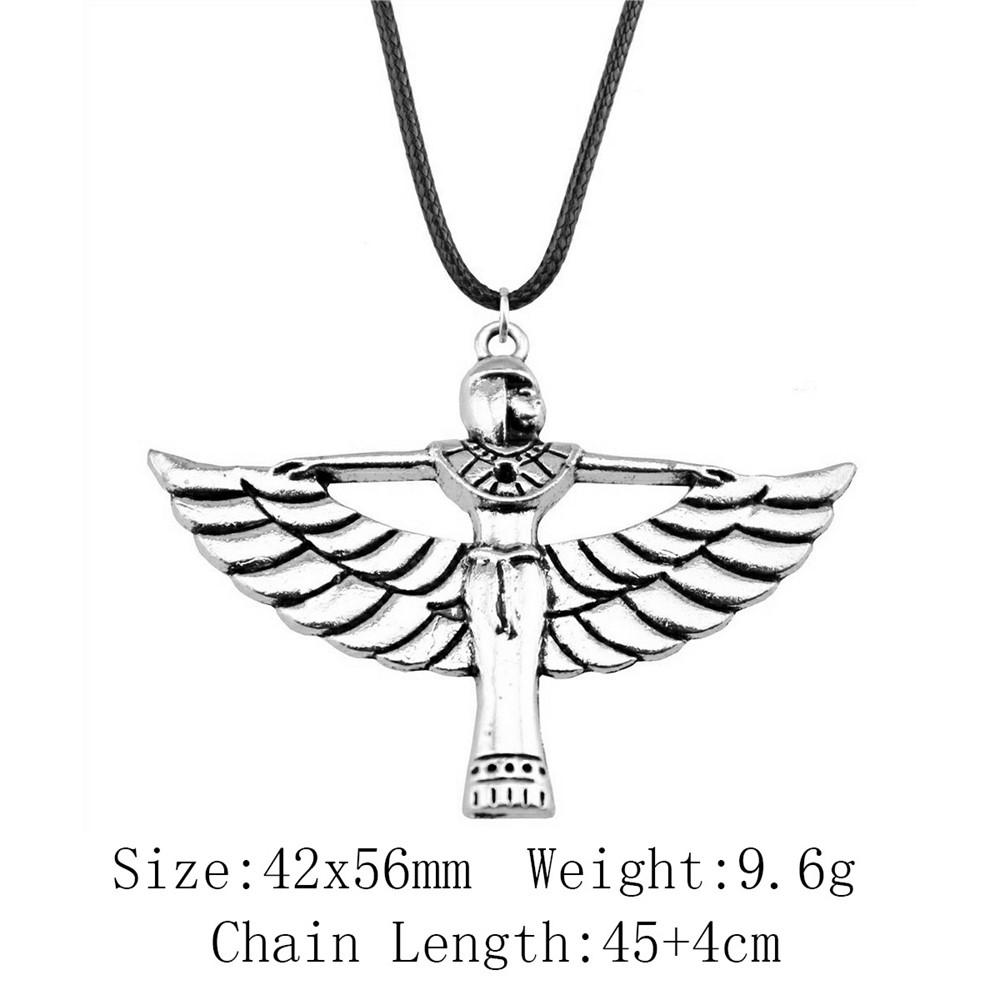 2025 Trend Best Friend Necklace Chief Pharaoh Buddhism Necklace Leather Chain 45cm Audience Necklaces With Pendant