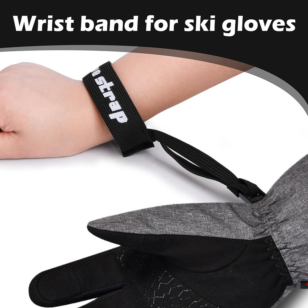 4/8Pcs Elastic Wrist Straps for Ski and Snowboard Gloves Adjustable Ski Glove Lead for Men Women Sport Skiing Glove Safety Strap
