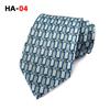 Mode Retro Druck Imitation Seide Stoff Herren Krawatte