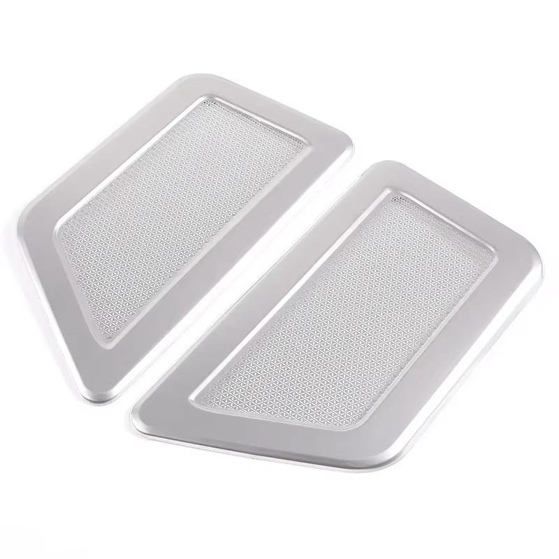 

For BMW IX 40 50 M60 -2024 Stainless Steel Black Car Rear Air Vent Conditioner Outlet Dust Cover Interior Car Accessories срібний