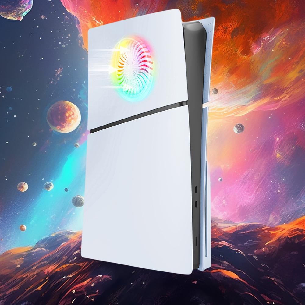 Replacement Shell with Cooling Vents Premium ABS Replacement Shell Anti-Scratch Hard Faceplate for Playstation 5 Slim