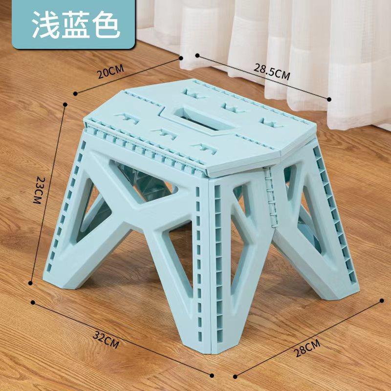 Outdoor folding stool, camping portable plastic stool, lightweight folding stool, minimalist stool, fishing stool, portable