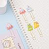 Creative Animal-Shaped Colorful Metal Paper Clip Bookmarks for Students and Office Use
