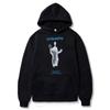 Skeleton Thermal Imaging Graphic Print Hoodie Autumn Winter Fleece Streetwear