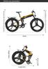 Foldable electric bicycle LANKELEISI XT750 Sport ,500W motor, a 48V 12.8Ah battery, a top speed of 35 km/h, a range of 110km, and 26*2.35 inch tires.