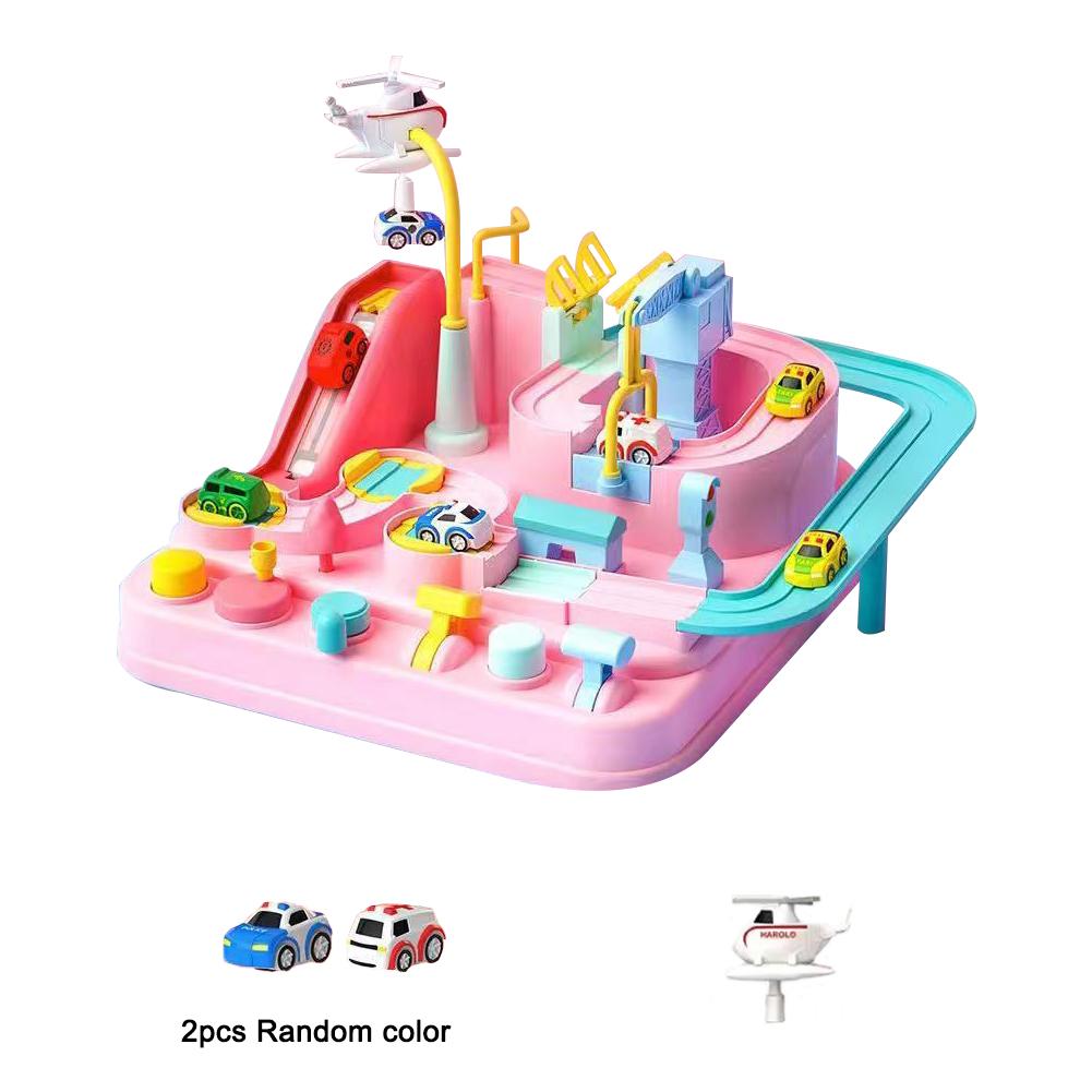 Racing Rail Car Model Educational Toys Children Track Adventure Game Brain Mechanical Interactive Train Toy Car Adventure Toy