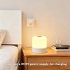 Night Light Dimmable Rechargeable/Plug-in Desktop Bedroom Bedside Lighting Decorative Touchscreen Reading RGB Desk Lamp