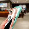 Macaron Büyük Dalga Yumuşak Telefon Kılıfı iPhone 11 12 13 14 15 Samsung A13 A14 A15 A23 A24 A25 A54 A55 Xiaomi Redmi Not 13 Kapak A17 Çift Kraliçe Kral