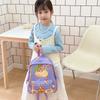 Capybara Letter Pattern Cartoon Kids Backpack With Breathable Material Nylon