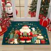 Flannel Anti-Slip Floor Mat Non-Slip Backing Festive Entrance Rug  For Corridors