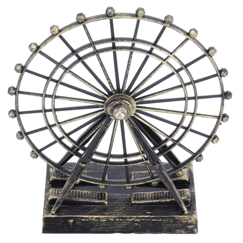 Desktop Ferris Wheel Decoration Model Ferris Wheel Statue Ornament for HomeOffice
