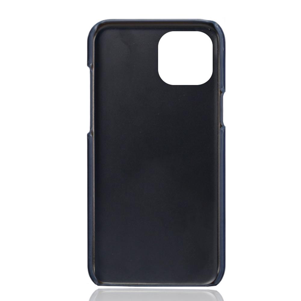 For iPhone 15 Calf Texture Phone Case PU Leather Coated PC Shockproof Cover